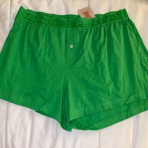 Savage X Fenty green boxer shorts